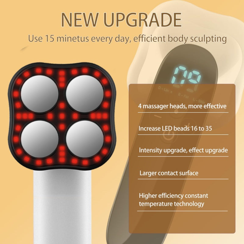 4 In 1 Cellulite Fat Remover Body Shaping Machine Slimming Vibrating Massager UK