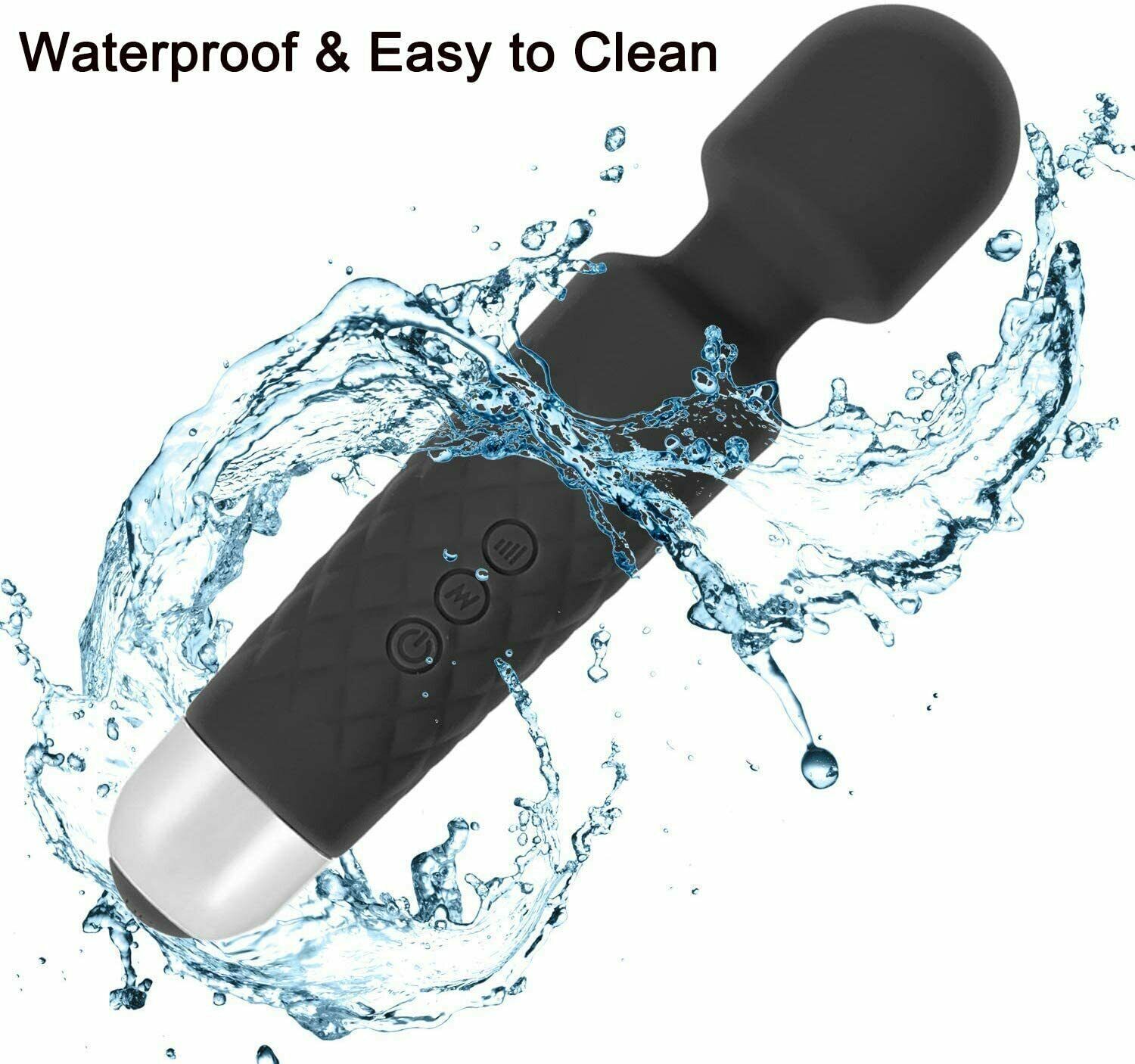 Magic Massage Wand Muscle Relaxation Massager 20 Speed Vibrating Full Body Therapy Motor Vibration