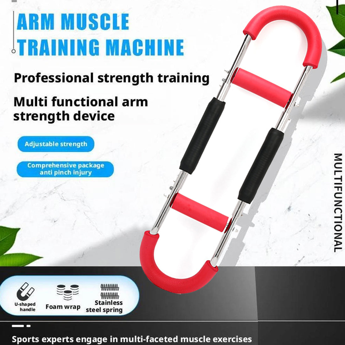 Shaker Twister Arm Trainer,Adjustable Chest Expander Great For Home Fitness UK NEW