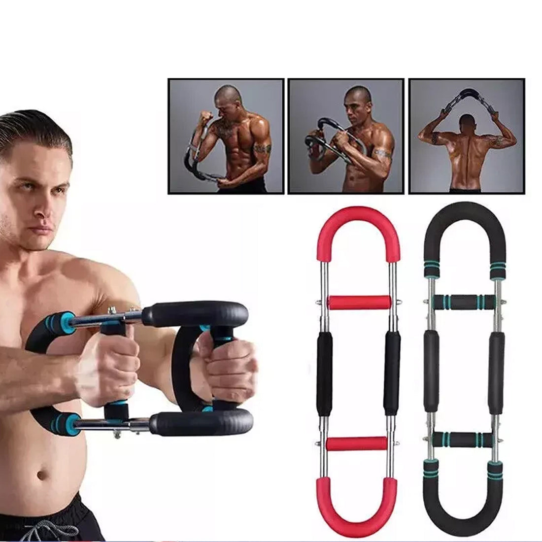 Shaker Twister Arm Trainer,Adjustable Chest Expander Great For Home Fitness UK NEW