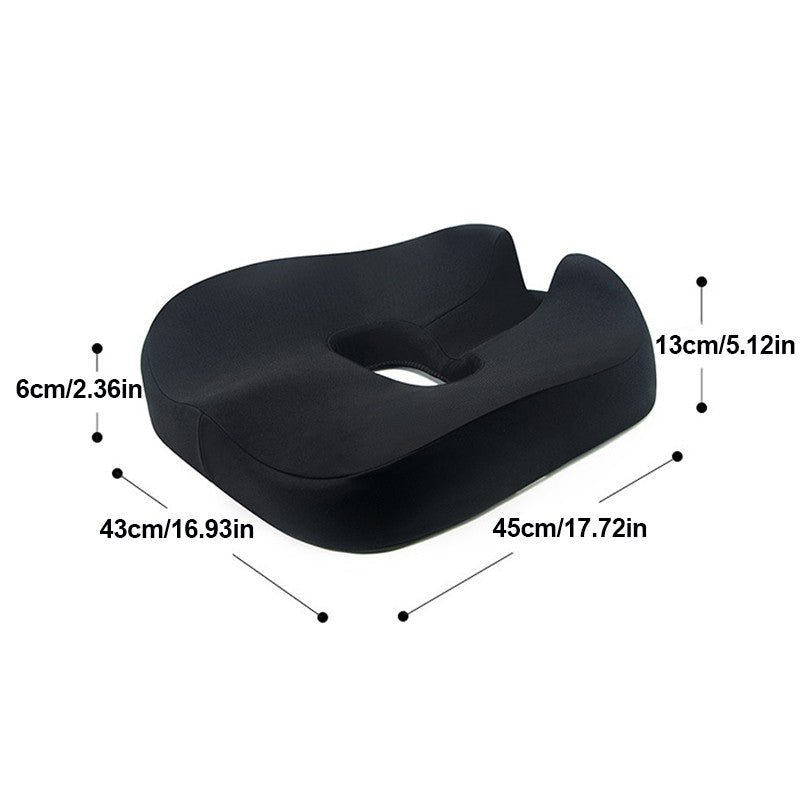 New Donut Cushion Memory Foam Medical Ring Seat Pain Relief Orthopedic Coccyx UK