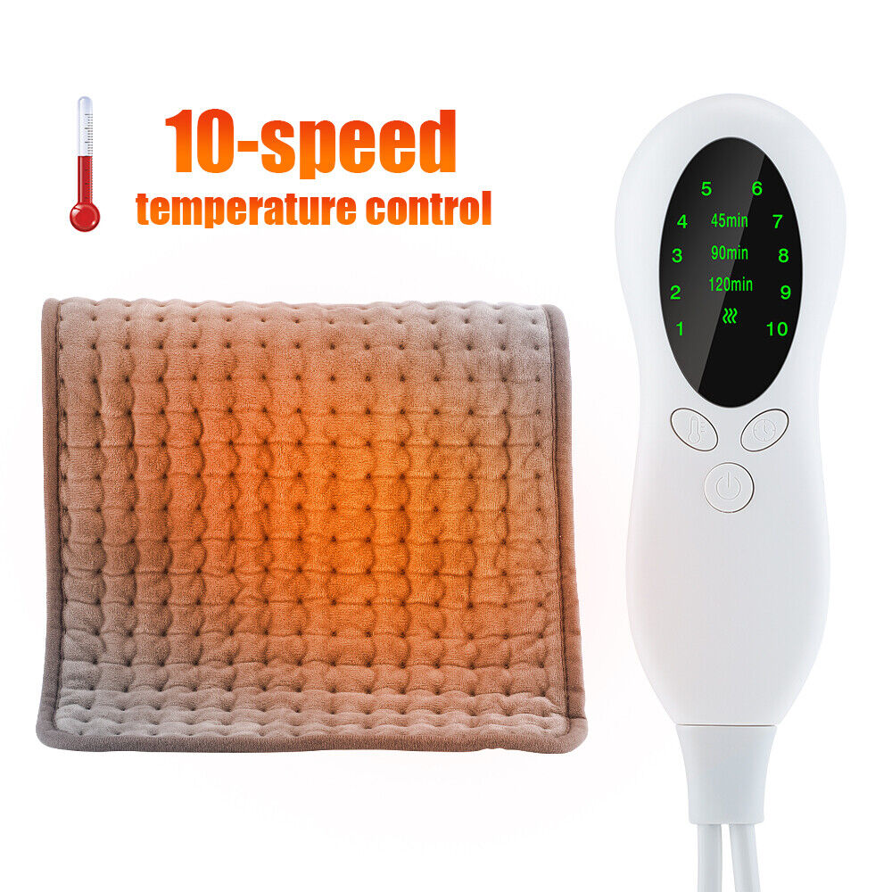 Therapeutic Electric Back Heat Pad Wrap For Muscle Tension Back Neck Pain Relief